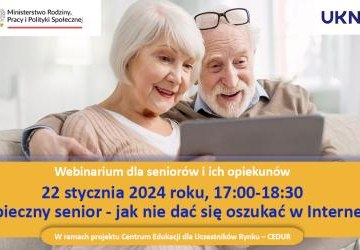 Webinarium dla seniorów i ich opiekunów
